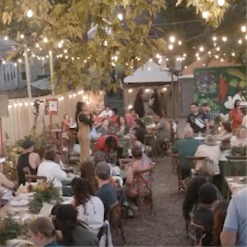 Community gathering event